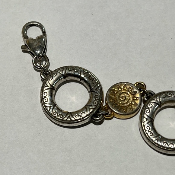 Brighton Link Bracelet with Pave Rhinestones - Picture 4 of 6